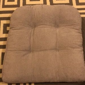 Grey memory foam seat cushion